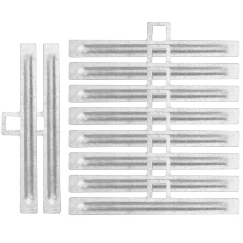 10Pcs Vertical Blind Repair Clips Silver Metal Replacement Tabs 1