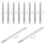 10Pcs Vertical Blind Repair Clips Silver Metal Replacement Tabs 3