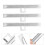 10Pcs Vertical Blind Repair Clips Silver Metal Replacement Tabs 4