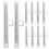10Pcs Vertical Blind Repair Clips Silver Metal Replacement Tabs 9