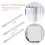 10Pcs Vertical Blind Repair Clips Silver Metal Replacement Tabs 10