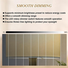 Two-Piece Dimmer Set, LED Dimmer, Power 3-100W, LED Light Dimming , Power Cord Dimmer, AC 220-240V.