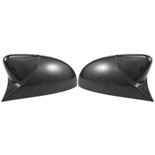 For 2009-2018 plastic Door Side Wing Rearview Mirror Ox Horn Cover Cap Car Accessories