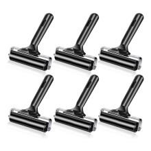 6St voor Crafting 2.2 en 4 Inch Roller Vinyl Roller Tool voor Printing Printmaking Art Crafting Inking Blocks Stamping