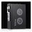 2X Lettore di Cassette Stereo Retrò Nero Walkman Cassetta per Musica Audio con Retromarcia Automatica con 4