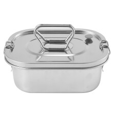 Stainless Steel Lunch Box Metal Bento Box Snack Food Container Outdoor Storage Box Lunch Box for Kids