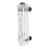 Black Adjustable Knob 0.1-1 GPM Panel Type Water Flow Meter LZM-15 1