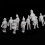 Model People Figures Scale 1:200 Approx.200Pcs White Assorted Style 3
