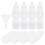 12 frascos cuentagotas plástico flexible 3 ml 4