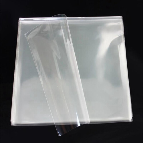 100PCS OPP Gel Record Protective Cover for Turntable Player LP Vinyl Record Bag Flat Open 2
