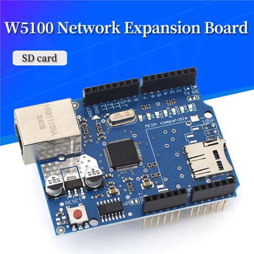 5Pcs for  W5100 Ethernet Shield R3 & Mega 2560/1280 Network Development Board with R3 Compatibility 2