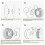 2PCS for  3D Printer High Temperature Material Rack Reusable Spool for ABS ASA PA6-GF ABS-GF Filament 2