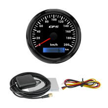 Velocímetro GPS de 85 mm con Antena GPS, Odómetro de Velocidad de 0 A 200 /H para Vehículos Marinos, Barcos y Yates