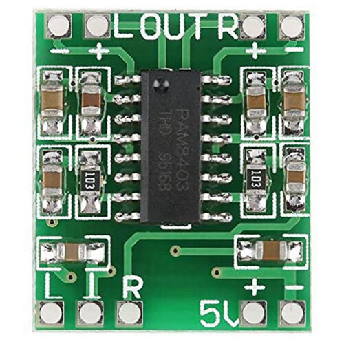 10 Pcs Digital Power Amplifier Board,2X3W Type D PAM8403 Audio Module  5V Digital Audio Amplifier Board Module 2