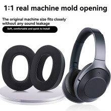 Replacement Ear Pads for WH-1000XM2 Headphones Memory Foam Ear Cushions Earpads Headset Gel Ice Case Black