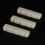 Bass Bone Bridge Saddle Y Nut para 4 String Bass Guitar Pack de 6 2