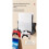 For PS5/PS5 Slim Wall Mount Kit with Dual Controller Charging Station Controller Headset Holder for  5 Parts 3