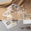 8 Pcs 2 Set Small Acrylic Risers, Thick Clear Acrylic Display Stand, Rectangular Desktop Showcase Collectibles 5