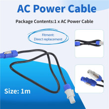 Câble D'Alimentation CA de 1 M pour Faisceau Lumineux à Tête Mobile 5R/7R Câble Powercon D'Extension de Lumière à Tête Mobile