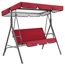 Waterproof Cloth Garden Patio Swing Chair Cover Top Cover Outdoor Camping Courtyard Hammock Chair Canopy Cover-A