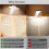 USB Rechargeable LED Reading Light - Clip- Book Light, Portable Bookmark Light with Adjustable Brightness 6