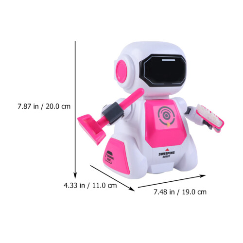 1Pièces Robot Dansant Rose Télécommandé ABS Jouet Éducatif Enfant 1
