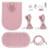 1Set Kit Per Realizzare Zaino Rosa in PU Con Per Cucito 3