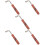 5Pièces Accessoire Accord Instrument Dulcimer Haute Qualité Marron 9