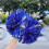 2Pièces Pompons Cheerleader Pe Multicolores Accessoires Reutilisables 4