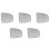 5X Right Side Rear View Mirror Side Mirror Glass Heated + Adjustment for  X5 E70 2007-2013 X6 E71 E72 2008-2014 1