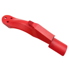 Scooter Spatborden Achterspatbord Achterlichtset met Kentekenplaatklep voor  Elektrische Scooters, M365/PRO, Rood