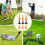 9Stk Golfs Tees Übungszubehör Indoor Driving Range 10