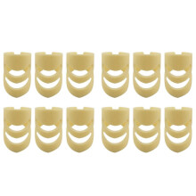 12 Pcs Guitar Picks Electric Acoustic Guitar Ukulele Index Finger Picks Alaska Pick Guitar Stringed Instrument Part L