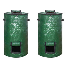 2X Compost Bin Bag, Fermentation Sealable Compost Bucket Garden Leaf Waste Compost Bag