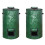 2X Compost Bin Bag, Fermentation Sealable Compost Bucket Garden Leaf Waste Compost Bag 2