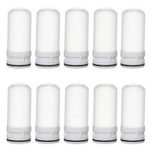 10 Pcs Replacement Inner Ceramic Filter Filter Elements for Faucet Water Purifier Kitchen Tap Washable Filtro Rust