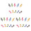 30Pièces Pinces Pratiques En PP Multicolores Pour Partition Piano 2