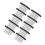30Pièces Clip Pour Perruque Noir Acier 7 Dents Usage Décoration 11