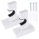 1 paire de supports muraux multifonction pour raquettes 2