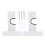 1 paire de supports muraux multifonction pour raquettes 5