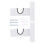 1 paire de supports muraux multifonction pour raquettes 10