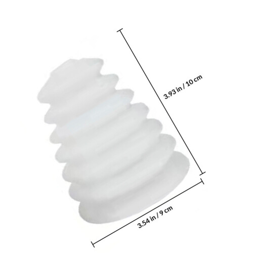 4Pièces Housses Poussière Silicone Blanches Pour Perceuses Durables 1