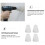 4Pièces Housses Poussière Silicone Blanches Pour Perceuses Durables 9