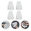 4Pièces Housses Poussière Silicone Blanches Pour Perceuses Durables 11