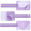 Collier Violet Respirant Pour Chat Après Chirurgie Ajustable 8