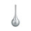 (Silver) Anti-Splash Toilet Brush Set with Holder 1