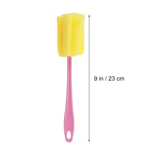 3 pièces ustensiles cuisine : brosse évier, gobelet, brosse bouteille 1