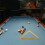 2Pièces Triangle Billard Beige En Bois Durable Pour Boules De Pool 4