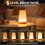 LED Night Light Bedside Lamp Touch and Remote Control Dimmable Tabletop 13 RGB Colors Changing 5 Brightness 2