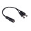 3Pcs 5.5X2.1mm 1 to 2 M/F  Power Splitter Cable for Security CCTV Camera 2
